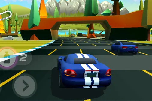 アウトラン風のレトロレースゲーム【レトロラッシュ (Retro Rush)】の画像