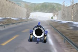 ロケット自動車の高速走行レースゲーム Rocket Car Rally