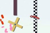 弾いて飛ばすソーセージゲーム【ソーセージフリップ (Sausage Flip)】