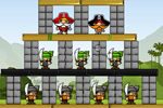 砲撃で海賊船を沈める射撃パズルゲーム Siege Hero: Pirate Pillage