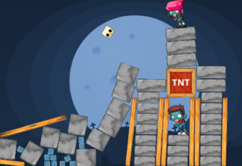 パチンコでゾンビを倒す射撃ゲーム【Skulls vs Zombies】の画像