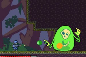 スライムを駆除するガンアクションゲーム Slime Shooter