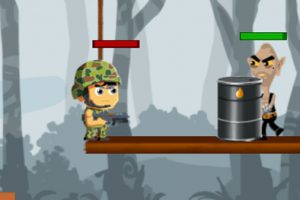 兵士が戦う2Dガンアクションゲーム Soldiers Combat
