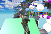 パルクール×オンリーアップFPS【Soldiers Took Over the Obby World】