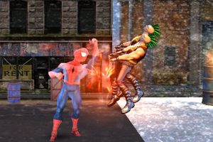 スパイダーマンが戦う無料格闘ゲーム Spider Hero Street Fight