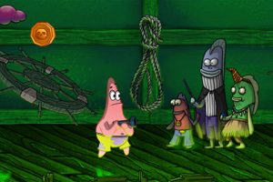 幽霊船を探索するスポンジボブのアドベンチャーゲーム SpongeBob Disappearance