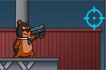 跳弾で兵士を倒すアクションパズル：Spy Bear