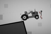 乗り物で棒人間を痛めつけるストレス発散ゲーム Stickman Annihilation 2