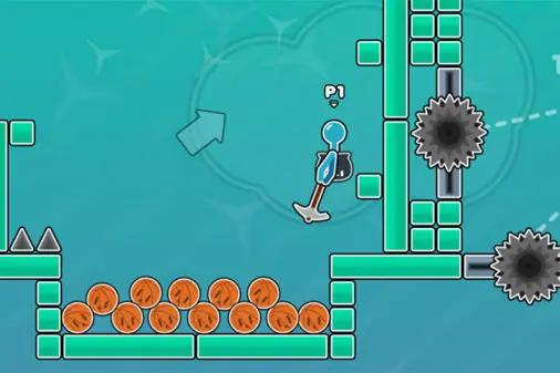 棒人間の壺男ゲーム【スティックマン ポットクライム 2】の画像