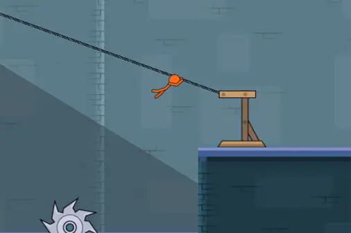 スティックマンパルクールの画像