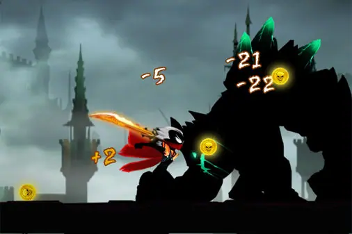 棒人間の横スクロールアクションRPG【スティックマン・ウォー（Stickman War）】の画像