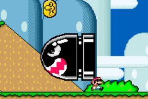 スーパーマリオワールドのブラウザゲーム Super Mario (USA)