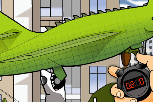 サメがシドニーで大暴れするストレス発散ゲーム【Sydney Shark】の画像