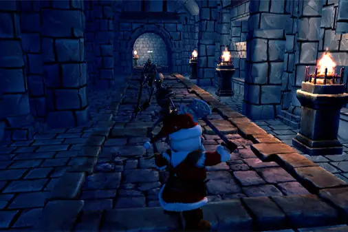 骸骨退治のハクスラアクション【最後のサンタ戦士】の画像