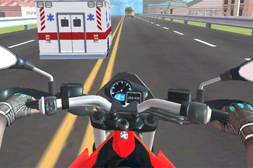 公道バイクゲーム【Traffic Rider Moto Bike Racing】の画像