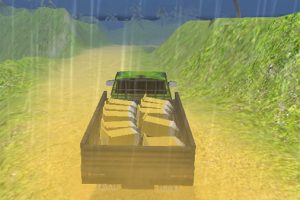 トラックで荷物を運ぶ3D運送ゲーム Tropical Delivery
