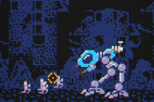 2足歩行ロボのレトロガンアクション【Walker】の画像