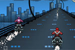 レトロなドット絵の3Dバイクレースゲーム：Wicked Rider 