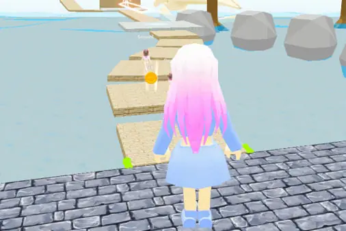 伸び縮み少女のマルチパルクール【ユアオビーサイズ (Your Obby Size)】の画像