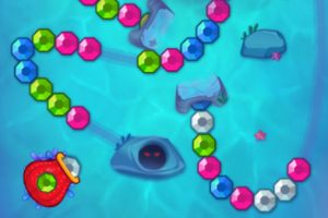 カラーボールの射撃パズルゲーム ZUMBA OCEAN